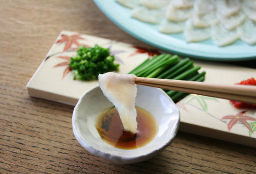 フグ刺し　刺身　とらふぐ