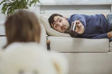 Girl is afraid of her drunken daddy.