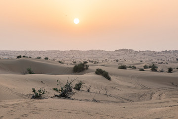 Fototapeta na wymiar Sunset in Sharjah