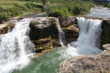 Beauty Of Lundbreck Falls, Lundbreck, Alberta