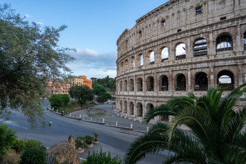 Fototapeta na wymiar Roma deserda durante il Covid-19