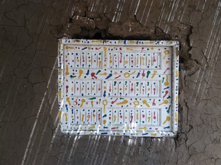 old wall with a window