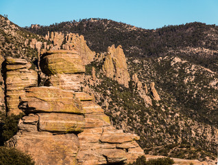 Rock Formations at Windy Point,Mount Lemmon, Santa Catalina Mountains, Coronado National Forest,...