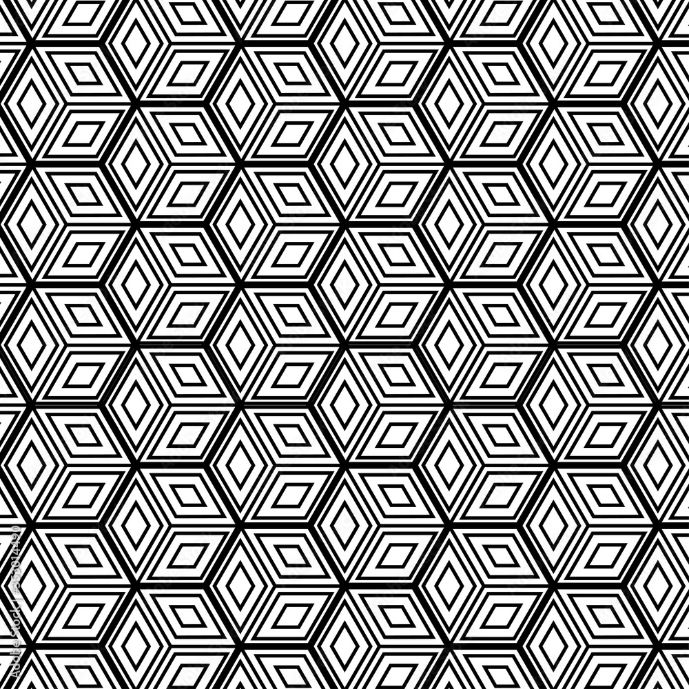 Poster abstract geometric cubes pattern background design. vector illustration
