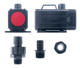 Water pump for aquarium on a white background. Isolated.