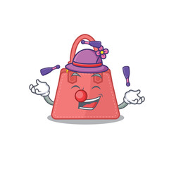 A women handbag cartoon design style succeed playing juggling