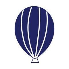 Fototapeta premium Isolated striped balloon vector design