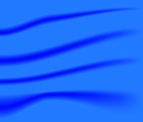 Creased fabric blue background