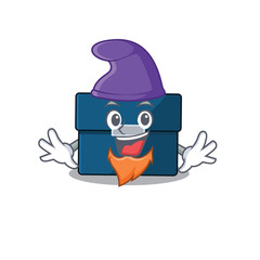 An adorable cartoon design of business suitcase as an Elf fairytale character