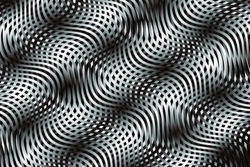 Black and white gray gradient wave line texture background
