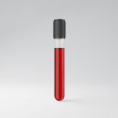 Blood analysis mockup