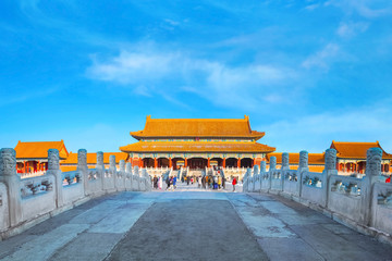 Taihemen (Gate of Supreme Harmony) at the Forbidden City in Beijing, China