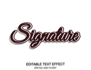 Editable text effect retro vintage style