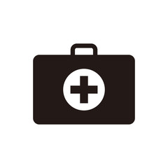 medicine first aid kit vector icon illustration 