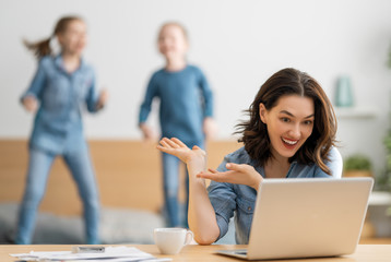 Happy loving familyh