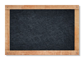chalkboard , tablet frame isolated on white with clipping path.