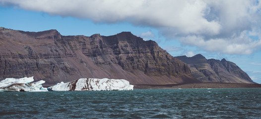 Broken off Piece of Iceberg, Iceland