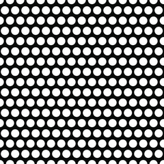 Black and white seamless dot pattern vector