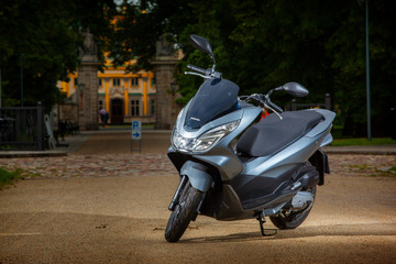 View of Scooter Honda PCX Motorcycle 2014