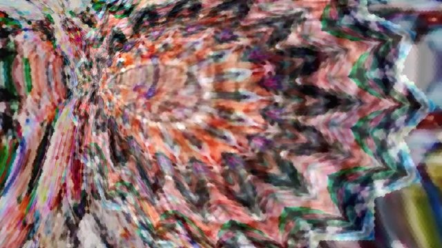 Slow Motion Dreamlike Psychedelic Blur footage background of motion surface of trendy colorful original Abstraction Art pattern flow. Moving Seamless loop psychotherapy.