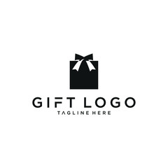 gift logo vector template download modern design