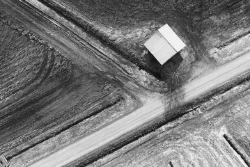 Barn House By The Roads