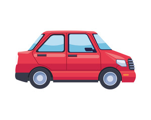 car transport vehicle isolated icon