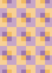 abstract purple violet yellow gold squares background for book cover, background, pattern, template or wallpaper