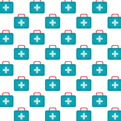 medical kits equipment pattern background