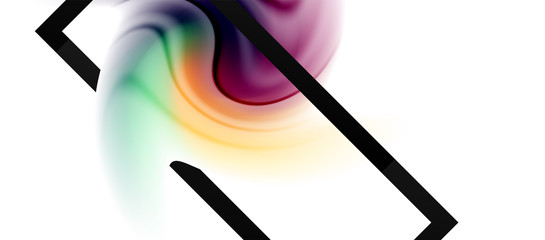 Abstract background, fluid mixing gradient liquid style colors composition. Vector Illustration For Wallpaper, Banner, Background, Card, Book Illustration, landing page