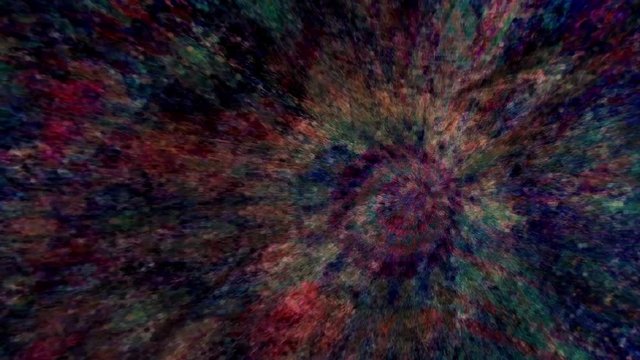 Fabulous Dreamlike Psychedelic Blur footage background of motion surface of trendy colorful original Abstraction Art pattern flow. Moving Seamless loop psychotherapy.