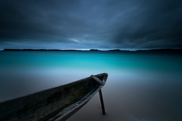 Special canoe from Mentawai island