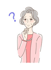 不安・疑問・悩みを感じる女性