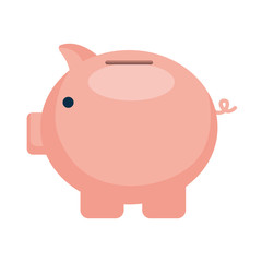 piggy bank, icon saving or accumulation of money vector illustration design