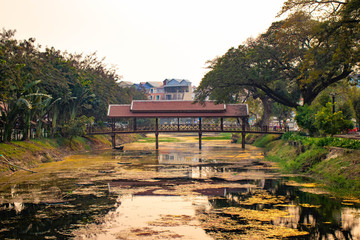 A beautiful view of Siem Reap city at Cambodia.