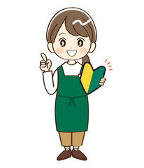 女性、店員、初心者、説明
