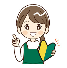 女性、店員、初心者、説明