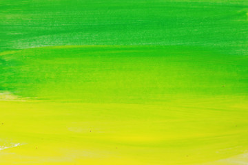 Watercolor background Green yellow Art form