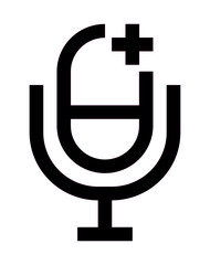 microphone icon vector for web and app