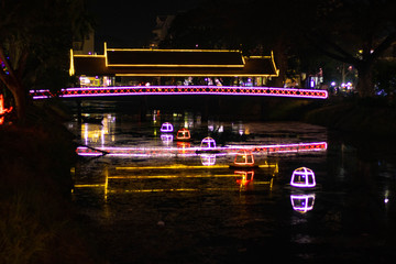 A beautiful view of Siem Reap city at Cambodia.