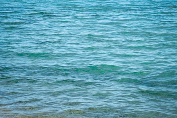 Beautiful sea of Greece at the coast