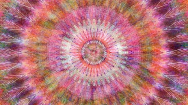 Beautiful Original Art therapy moving footage. Seamless loop psychotherapy. Geometric patterns to find or restore a sense of healthy mental balance. For yoga specialist, astrology, art therapist.