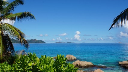 tropical seychelles island