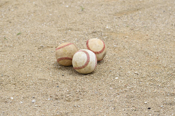Fototapeta na wymiar 野球のボール（硬式ボール）