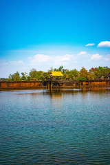 A beautiful view of Angkor Wat temple at Siem Reap, Cambodia.