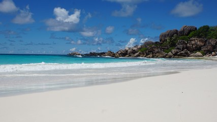tropical seychelles island