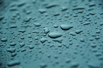 Abstract Background of raindrop early morning after heavy  rain