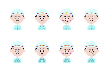 女性救急隊アイコンセット