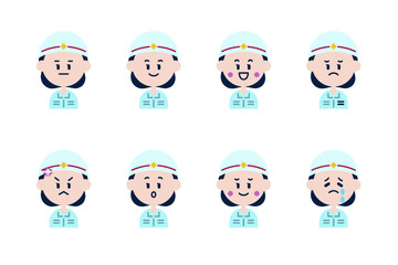 女性救急隊アイコンセット