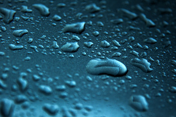 Abstract Background of raindrop early morning after heavy  rain